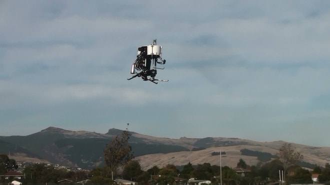 The Martin Skyhook -- the World's First Robot Jetpack